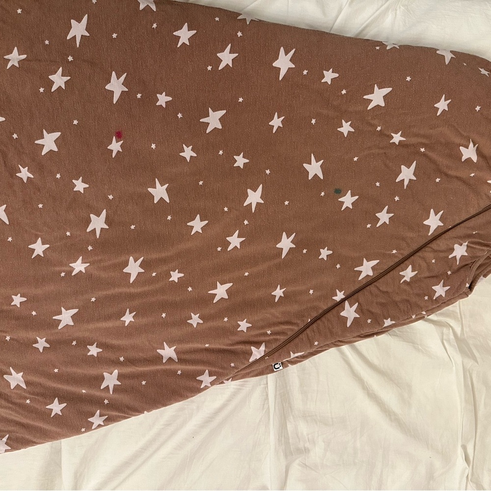 Brown Starry Kids Pajamas Sleep Sack